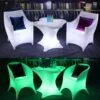 Outdoor Modern chair LED RGB Colorful for KTV/club/ LED bar tables and chairs remote control RGB light LED Bar chair - Image 6