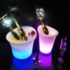 Flower pot ice bucket PE waterproof RGB color changing For Bar/KTV/Nightclub Luminous plastic bucket ice bucket - Image 5