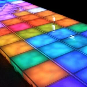disco lighting acrylic light up LED dance floor with touched color changing function rgb panels 37 50 60cm