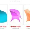 Outdoor Modern chair LED RGB Colorful for KTV/club/ LED bar tables and chairs remote control RGB light LED Bar chair - Image 3