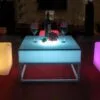 Bar table Square Iron frame base RGBColorful IR Remote battery rechargeable/Bar/KTV/Nightclub outdoor bar led furniture - Image 4